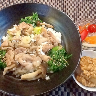 簡単で美味しい‼︎塩だれ豚丼